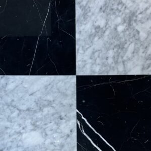 Bianco Carrara & Nero Marquina