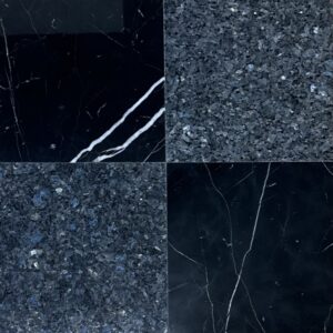 Nero Marquina & Blue Pearl