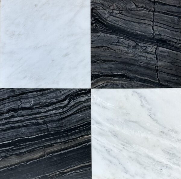 New Calacatta & Black Serpentgiante